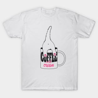 cat coffee T-Shirt